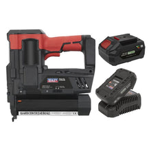 Load image into Gallery viewer, Sealey Cordless Staple/Nail Gun Kit 18G 20V SV20 Series - 2 Batteries