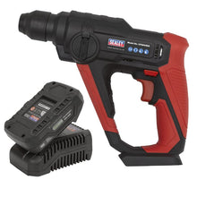 Load image into Gallery viewer, Sealey Cordless Rotary Hammer Drill Kit 20V 2Ah SV20 Series SDS Plus