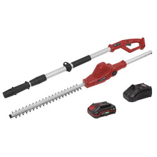 Load image into Gallery viewer, Sealey Cordless Telescopic Hedge Trimmer Kit 20V 2Ah SV20 Series