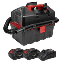 Load image into Gallery viewer, Sealey Cordless Wet & Dry Vacuum Kit 2 Batteries - 20V 4Ah SV20 Series