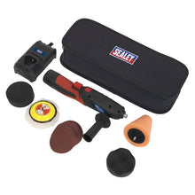 Load image into Gallery viewer, Sealey Cordless Mini Sander/Polisher Kit 75mm (3") 12V Lithium-ion
