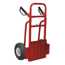 Load image into Gallery viewer, Sealey Sack Truck Pneumatic Tyres 200kg Folding