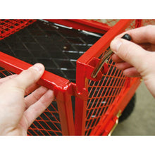 Load image into Gallery viewer, Sealey Platform Truck, Sides Pneumatic Tyres 450kg Capacity
