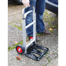 Load image into Gallery viewer, Sealey Sack Truck Folding Aluminium 90kg Capacity