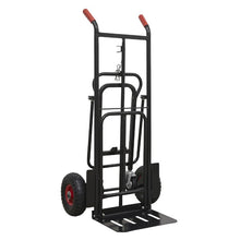 Load image into Gallery viewer, Sealey Heavy-Duty 3-in-1 Sack Truck, PU Tyres 300kg Capacity