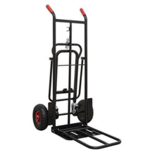 Load image into Gallery viewer, Sealey Heavy-Duty 3-in-1 Sack Truck, PU Tyres 300kg Capacity