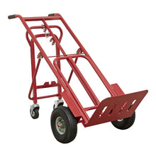 Load image into Gallery viewer, Sealey Sack Truck 3-in-1, Pneumatic Tyres 250kg Capacity