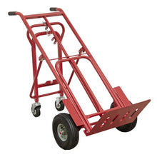 Load image into Gallery viewer, Sealey Sack Truck 3-in-1, Pneumatic Tyres 250kg Capacity