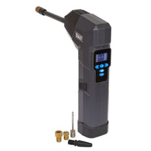 Load image into Gallery viewer, Sealey Compact Rechargeable Tyre Inflator & Power Bank, Worklight