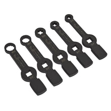 Load image into Gallery viewer, Sealey Brake Caliper Slogging Wrench Set 5pc