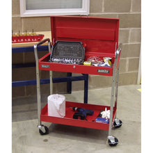 Load image into Gallery viewer, Sealey Trolley 2-Level Heavy-Duty, Lockable Top