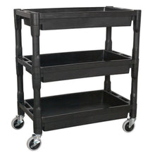 Load image into Gallery viewer, Sealey Trolley 3-Level Composite Heavy-Duty (810 x 460 x 925mm)