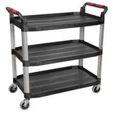 Load image into Gallery viewer, Sealey Workshop Trolley 3-Level Composite - 3 Wall - 1140 x 513 x 960mm