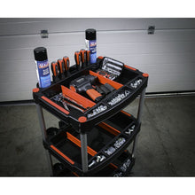 Load image into Gallery viewer, Sealey Workshop Trolley 3-Level Composite, Parts Storage