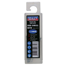 Load image into Gallery viewer, Sealey HSS Fully Ground Drill Bit 1.5mm - Pack of 10