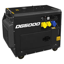 Load image into Gallery viewer, Sealey Diesel Generator - 4-Stroke Engine 5000W 110/230V