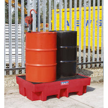 Load image into Gallery viewer, Sealey Barrel Bund Polyethylene 1220 x 820 x 330mm