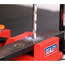 Load image into Gallery viewer, Sealey Drill Stand, Cast Iron Base 500mm & 65mm Vice