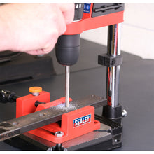 Load image into Gallery viewer, Sealey Drill Stand, Cast Iron Base 500mm & 65mm Vice