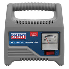 Load image into Gallery viewer, Sealey Battery Charger 12V 4A 230V