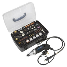 Load image into Gallery viewer, Sealey Multipurpose Rotary Tool & Engraver Kit 219pc 230V
