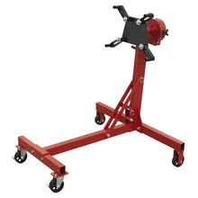 Load image into Gallery viewer, Sealey Folding 360° Rotating Engine Stand, Geared Handle Drive, 450kg Capacity