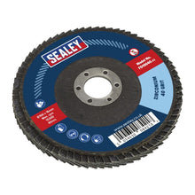 Load image into Gallery viewer, Sealey Flap Disc Zirconium 100mm (4") - 16mm Bore 40Grit