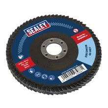 Load image into Gallery viewer, Sealey Flap Disc Zirconium 100mm (4") - 16mm Bore 60Grit
