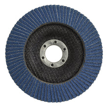 Load image into Gallery viewer, Sealey Flap Disc Zirconium 125mm (4") - 22mm Bore 40Grit