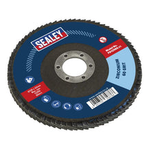 Load image into Gallery viewer, Sealey Flap Disc Zirconium 125mm (5") - 22mm Bore 60Grit