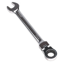 Load image into Gallery viewer, Sealey Flexi-Head Ratchet Combination Spanner 17mm (Premier)