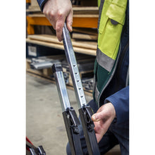 Load image into Gallery viewer, Sealey Fold Down Trestle, Adjustable Legs 150kg Capacity - Pair