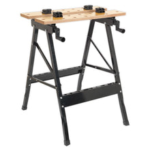 Load image into Gallery viewer, Sealey Folding Workbench 235mm Capacity