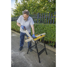 Load image into Gallery viewer, Sealey Folding Workbench 235mm Capacity