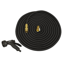 Load image into Gallery viewer, Sealey 17mm Expandable Garden Hose Black 30M Premium