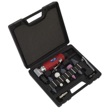 Load image into Gallery viewer, Sealey Air Die Grinder 90° Angle Kit 15pc
