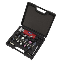 Load image into Gallery viewer, Sealey Air Die Grinder 90° Angle Kit 15pc