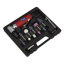 Load image into Gallery viewer, Sealey Air Die Grinder 90° Angle Kit 15pc