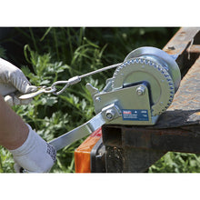 Load image into Gallery viewer, Sealey Geared Hand Winch 540kg Capacity, Cable