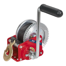 Load image into Gallery viewer, Sealey Geared Hand Winch, Brake & Webbing 540kg Capacity