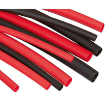 Load image into Gallery viewer, Sealey Heat Shrink Tubing Assortment 180pc 50mm (2") & 100mm (4") Black & Red
