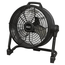 Load image into Gallery viewer, Sealey 2-in-1 Cordless/Corded High Velocity Drum Fan 16" 230V/20V SV20 Series