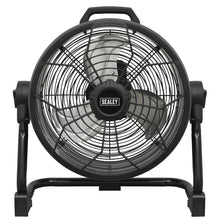 Load image into Gallery viewer, Sealey 2-in-1 Cordless/Corded High Velocity Drum Fan 16" 230V/20V SV20 Series