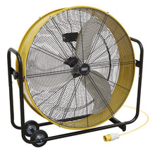 Load image into Gallery viewer, Sealey Industrial High Velocity Drum Fan 30" 110V