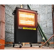 Load image into Gallery viewer, Sealey Infrared Cabinet Heater 1.2/2.4kW 110V