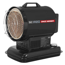 Load image into Gallery viewer, Sealey Infrared Space Warmer Paraffin/Kerosene/Diesel Heater 70,000Btu/hr