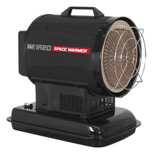 Load image into Gallery viewer, Sealey Infrared Space Warmer Paraffin/Kerosene/Diesel Heater 70,000Btu/hr