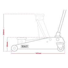 Load image into Gallery viewer, Sealey Lifting Kit 5pc 2 Tonne (Inc Jack, Axle Stands, Creeper, Chocks & Wrench)
