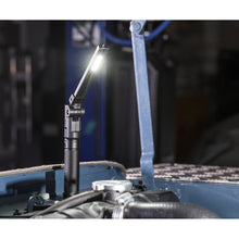 Load image into Gallery viewer, Sealey Rechargeable Aluminium Folding Pocket Light 2 COB & 1 SMD LED