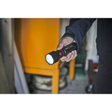 Load image into Gallery viewer, Sealey Torch/Inspection Light 3W COB & 3W LED 4 x AAA Cell